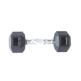 pair of 5kg hex dumbbells