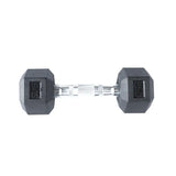 pair of 5kg hex dumbbells
