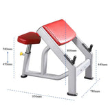 Biceps Bench Dimension