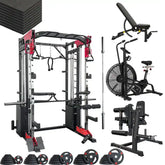 Ultimate Home Gym Package with Smith Machine & Air Bike