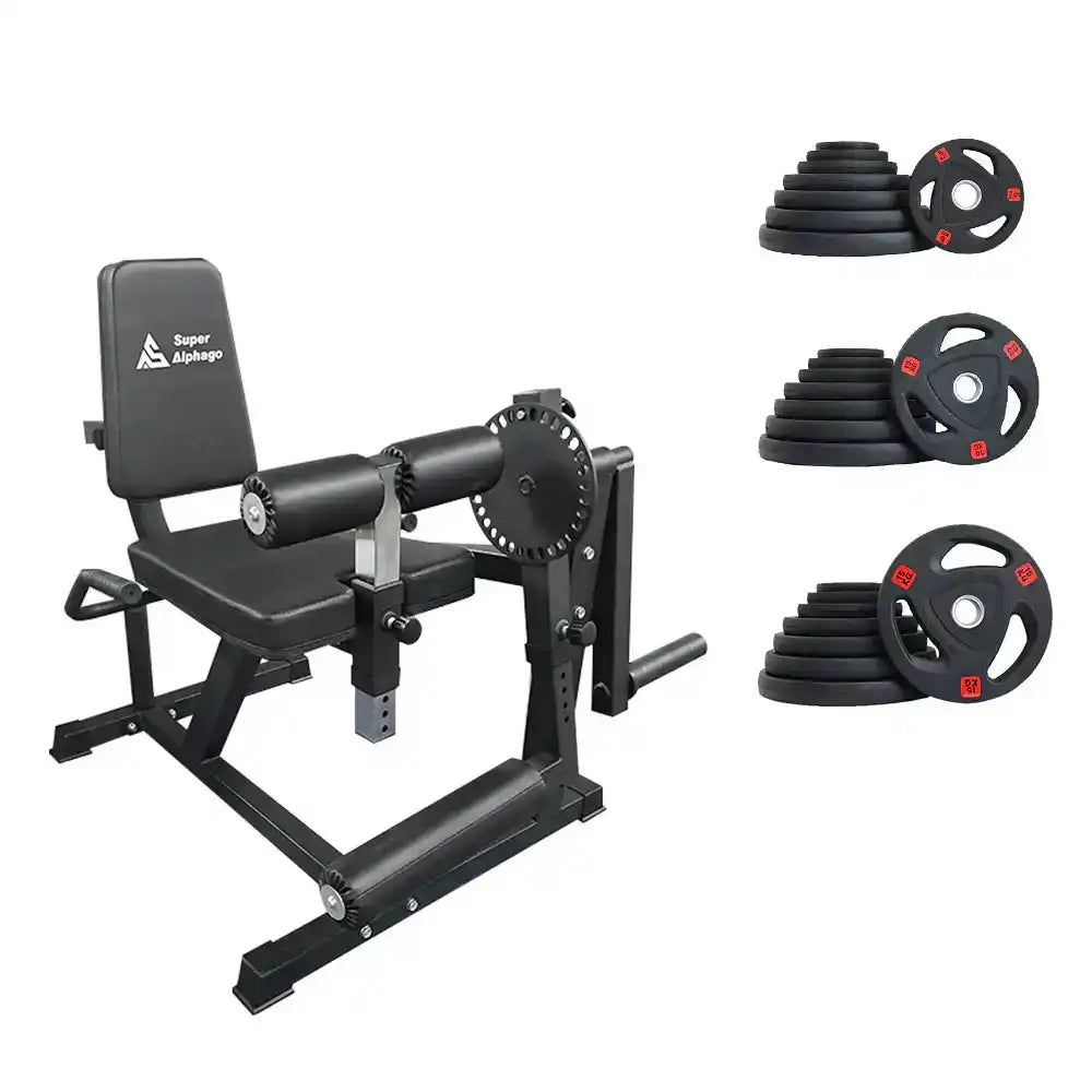 leg curl and extension machine with weights