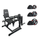 leg curl and extension machine with weights