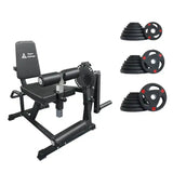 leg curl and extension machine with weights