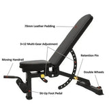 adjustable decline bench description