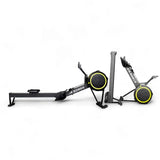 Magnetic rowing machine with adjustable resistance