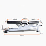 commercial adjustable weight bench tb-68 with all dimensions