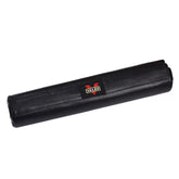 Black Valeo weightlifting belt with red logo for gym training support