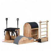 Pilates Equipment Bundle including reformer, wunda chair, spine corrector, ladder barrel and its attachments