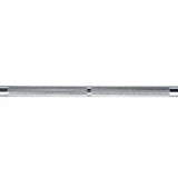 2.2m Silver Olympic 700lb Straight Barbell knurling