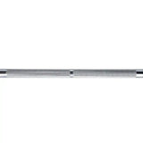 2.2m Silver Olympic 700lb Straight Barbell knurling