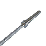 2.2m Silver Olympic 700lb Straight Barbell sleeve