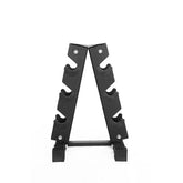 A Shape 3 Pairs Dumbbell Storage Rack