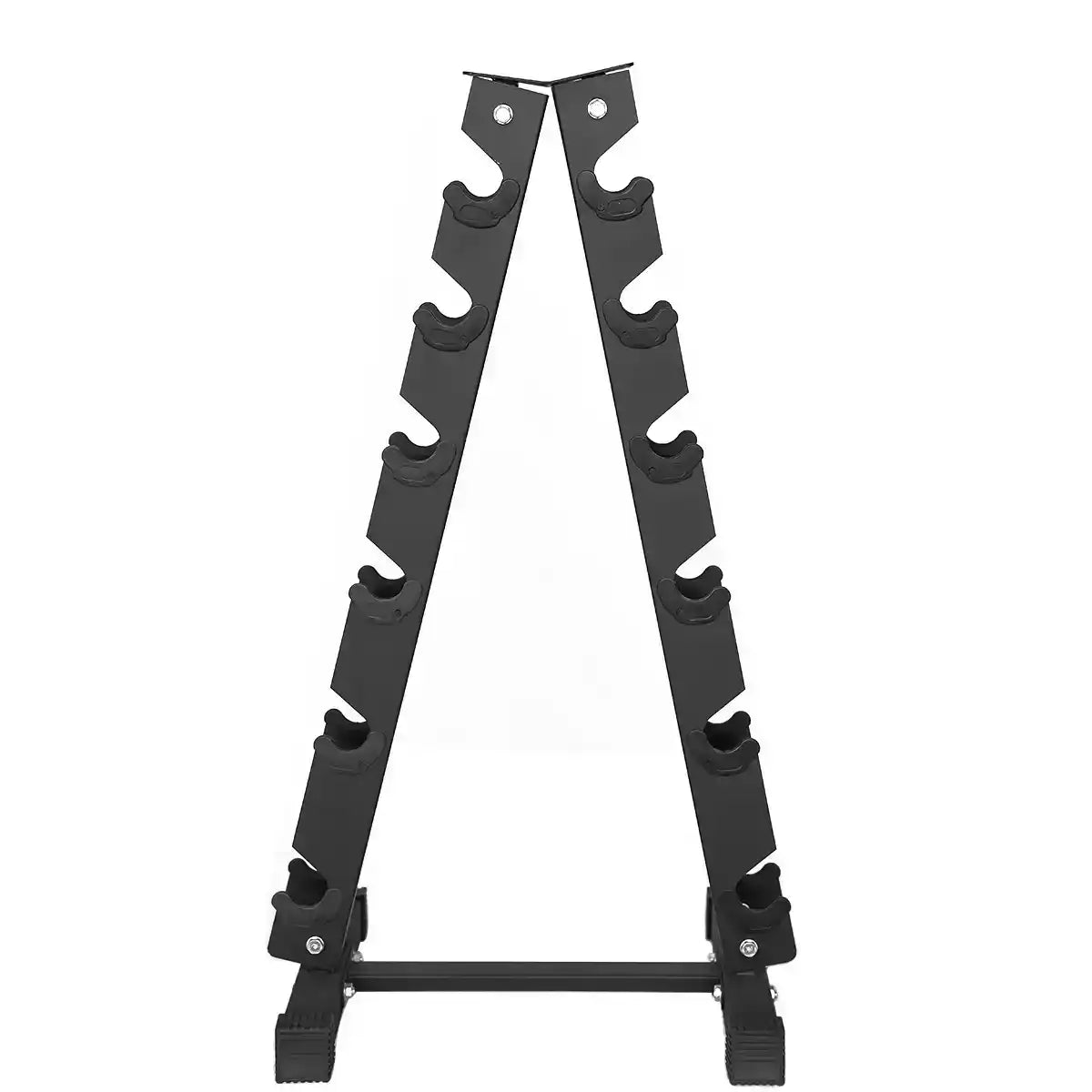 A shape 6 Pairs Dumbbell Storage Rack