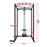 Power Cage Rack SR89 dimension