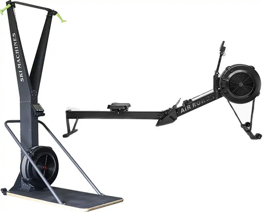 ChatGPT said:  Air Ski and Air Rower combo machine used for full-body workouts and rowing machine training.