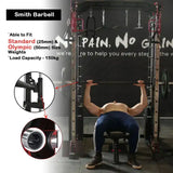 male model image for smith bar system in smith machine jl006