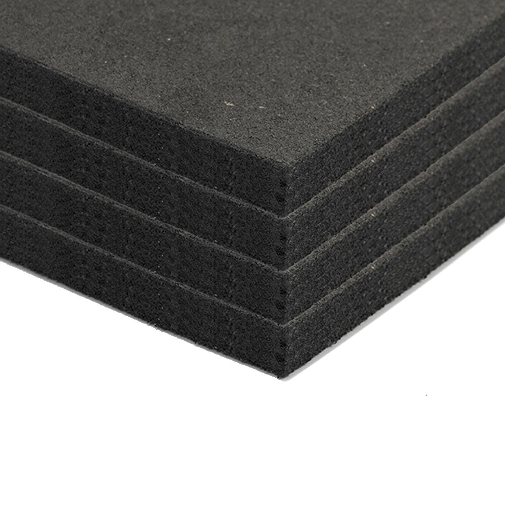 4 Pieces of 30mm Rubber Flooring Gym Mats 1m*1m
