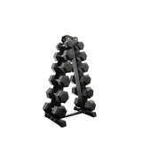 6 pairs total 135kg hex dumbbell from 5kg to 17.5kg with dumbbell rack
