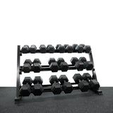 7.5/10/12.5/15/ 17.5/20/22.5/25/ 27.5/30kg Hex Dumbbell with Rack