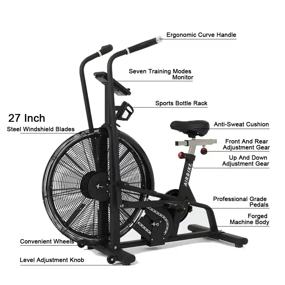 Air Bike Rowing Exercise Bike Combo Offer Assault Air Bike Concept