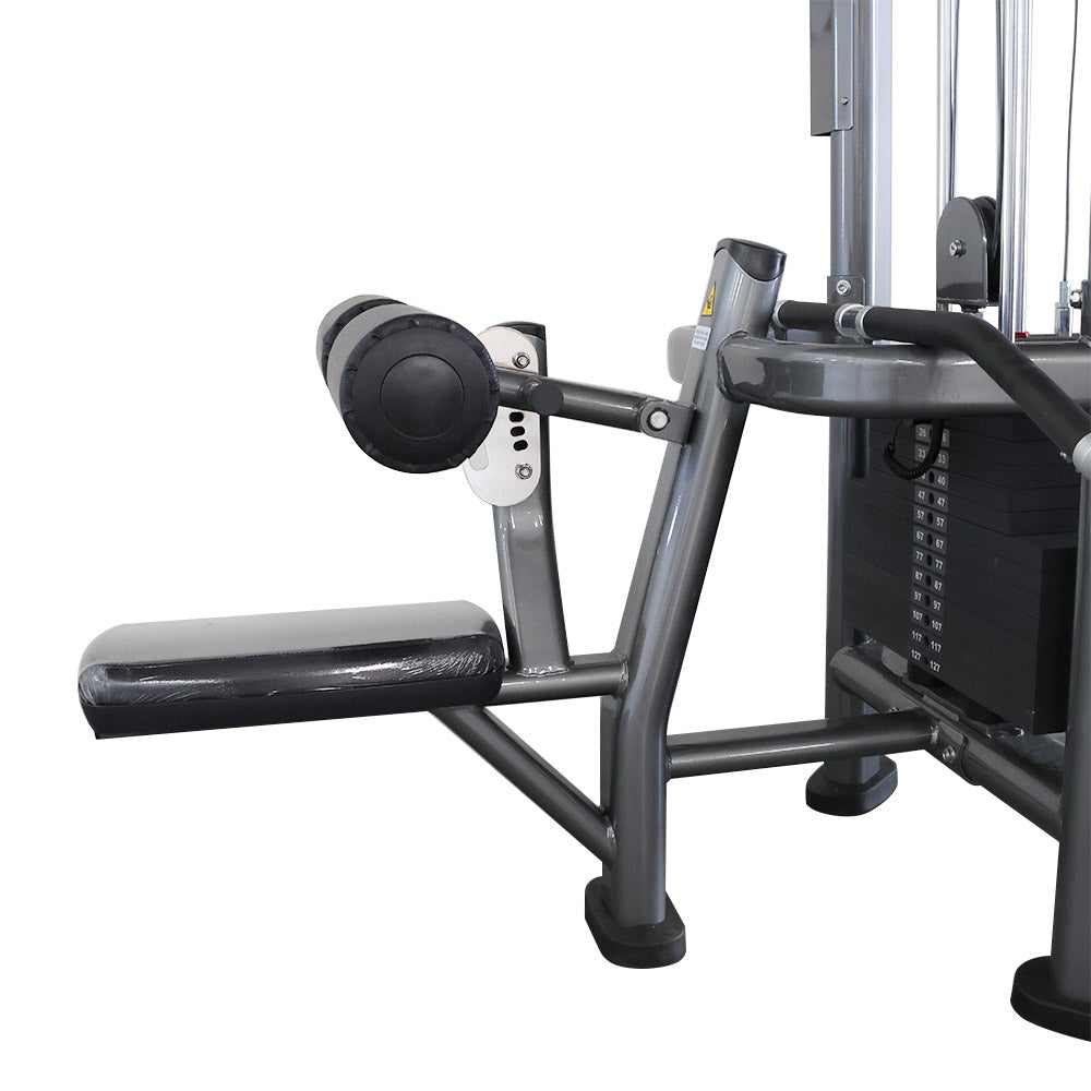 close up of lat pulldown seat and knee pad on Gym Cable Machine CFN-26
