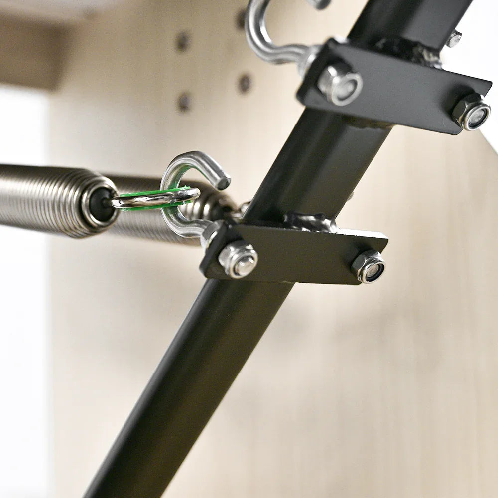 close-up of spring hook in wunda chair dr-33 pro