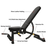 adjustable decline bench description