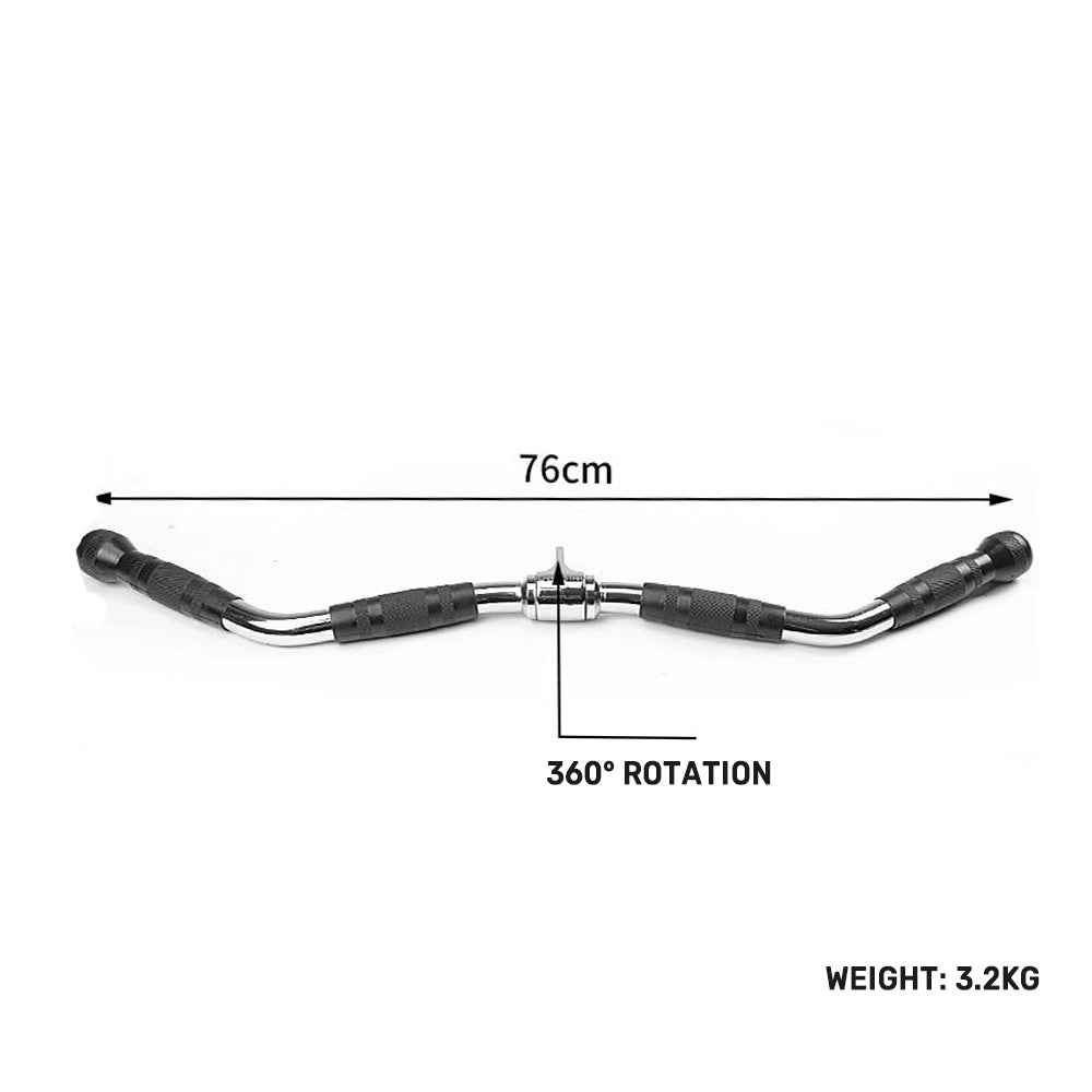 EZ Curl Lat Pulldown Bar