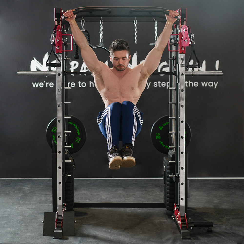 male model image for smith machine jl006 chin up station