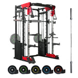 Smith Machine JL006 with weights and barbell