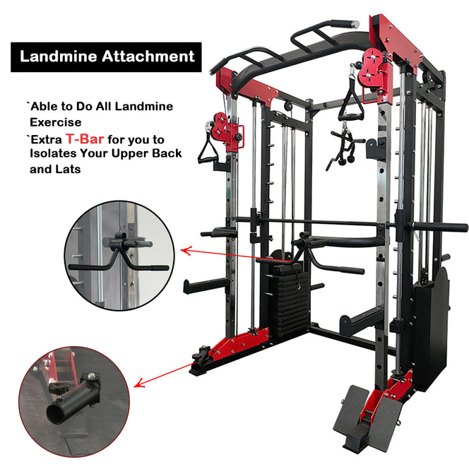 landmine attachment in smith machine jl006