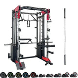 Smith Machine JL006 with Olympic Barbell & Weights Set 