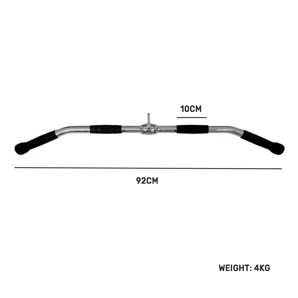 lat pulldown bar cable attachment