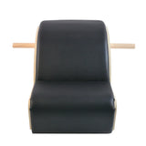Close-Up of leather cushion in Pilates Maple spine corrector