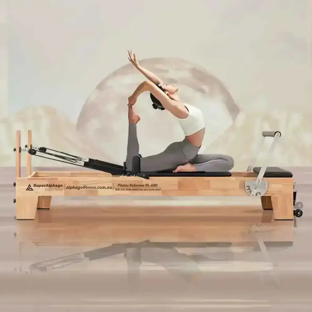 Oak Pilates Reformer Machine Australia PL-600 – SuperAlphago