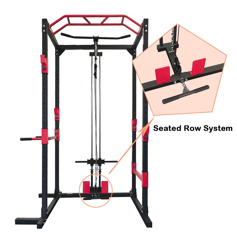 Power Cage Rack with Cable System SR89 seated row