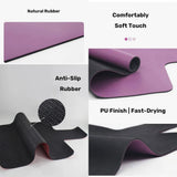 classic reformer mat anti-slip pu finish fast-frying soft touch