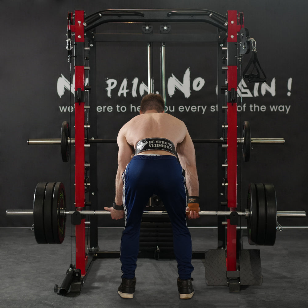 Male Model Image for Smith Machine SP024 Free Weights Deadlifting