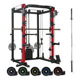 Smith Machine SP024 + 2.2m Bar + Weights