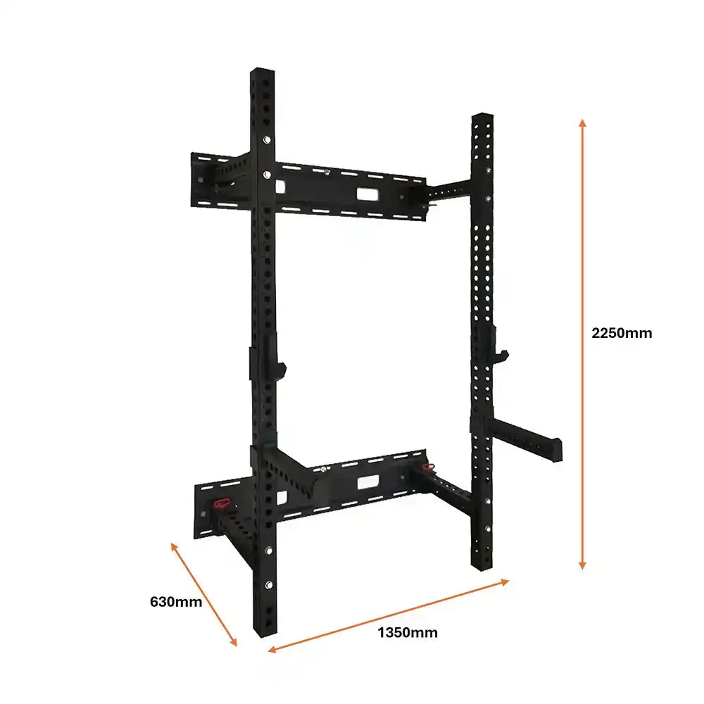 ALPHAGO Wall Mounted Folding Squat Rack DQ129