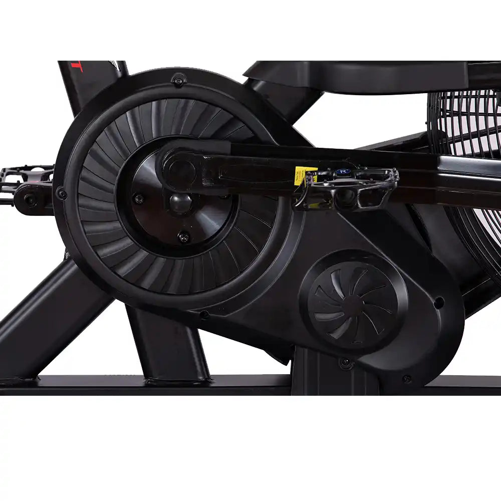 close up of air bike ta-03 crank