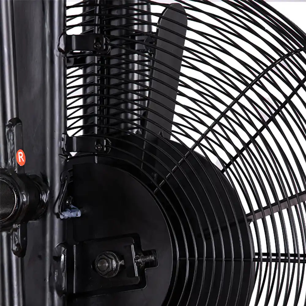 close up of air bike ta-03 flywheel