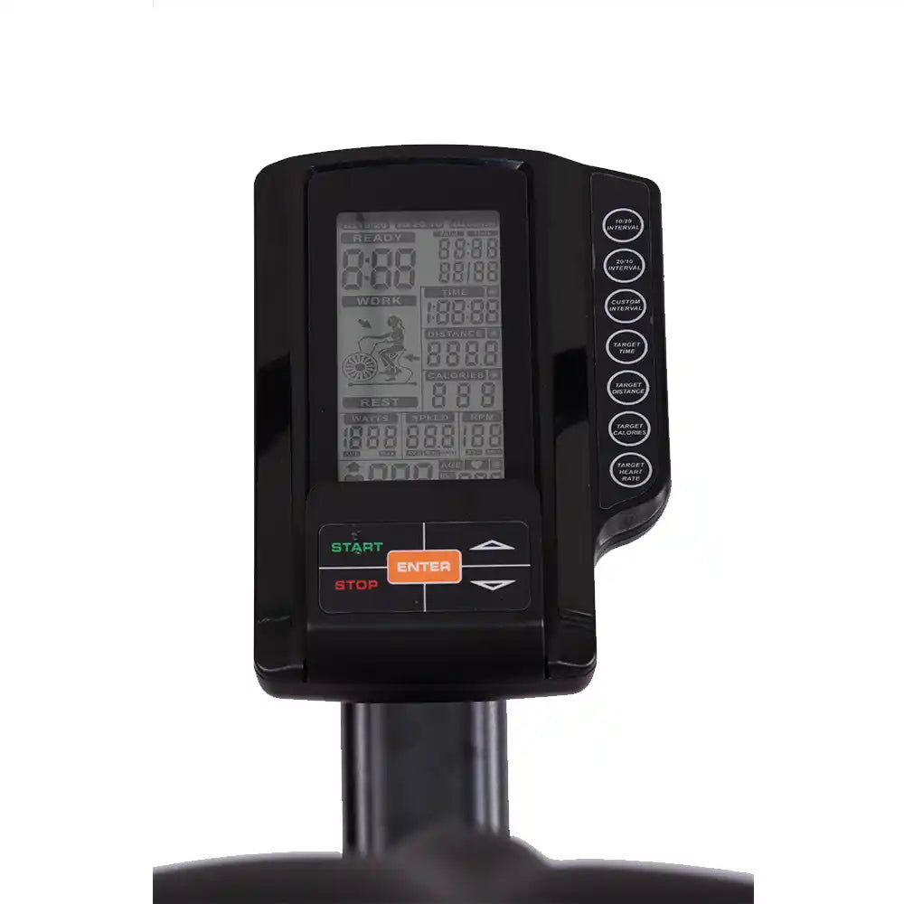 close up of air bike ta-03 monitor