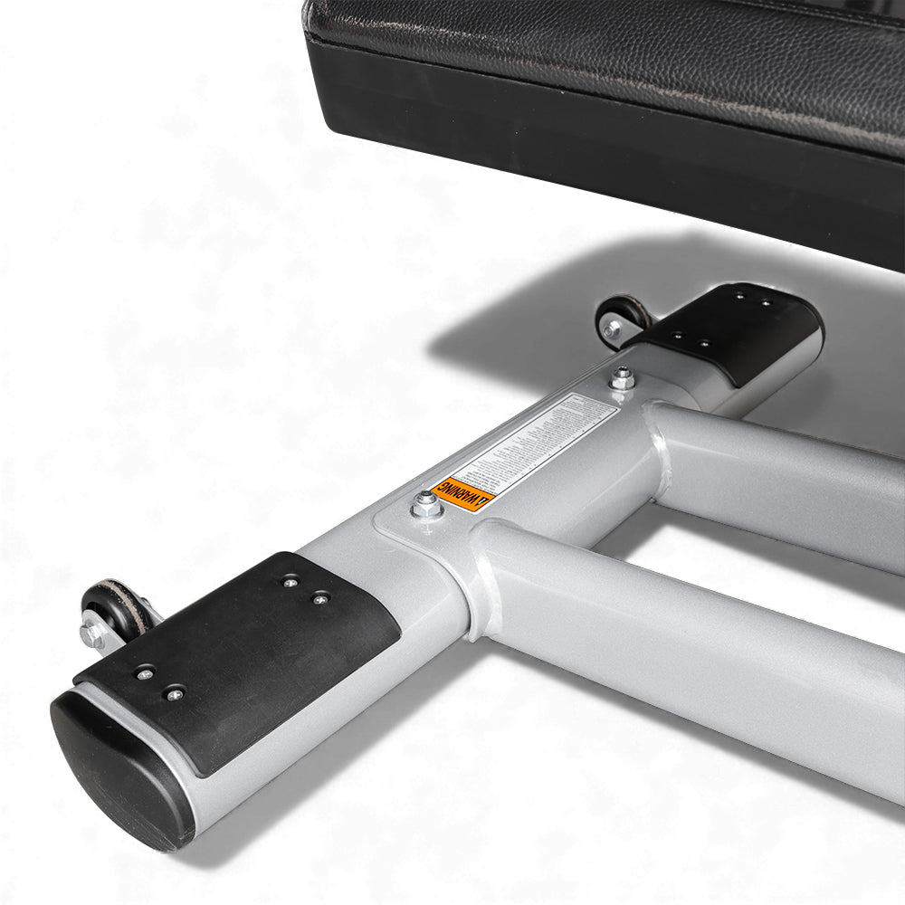 close up of the pulleys in adjustable bench tb-68