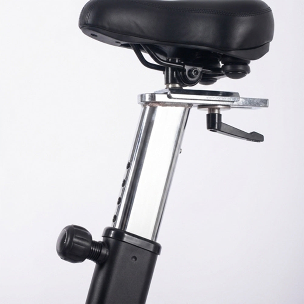 Alphago Fitness Spin Bike TC135 seat post with adjustable mechanism