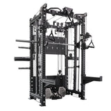 smith cable machine us582 with spotter arm, cable system, j hooks