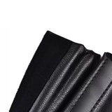 Black textured fitness gear with durable stitching for home gym strength training