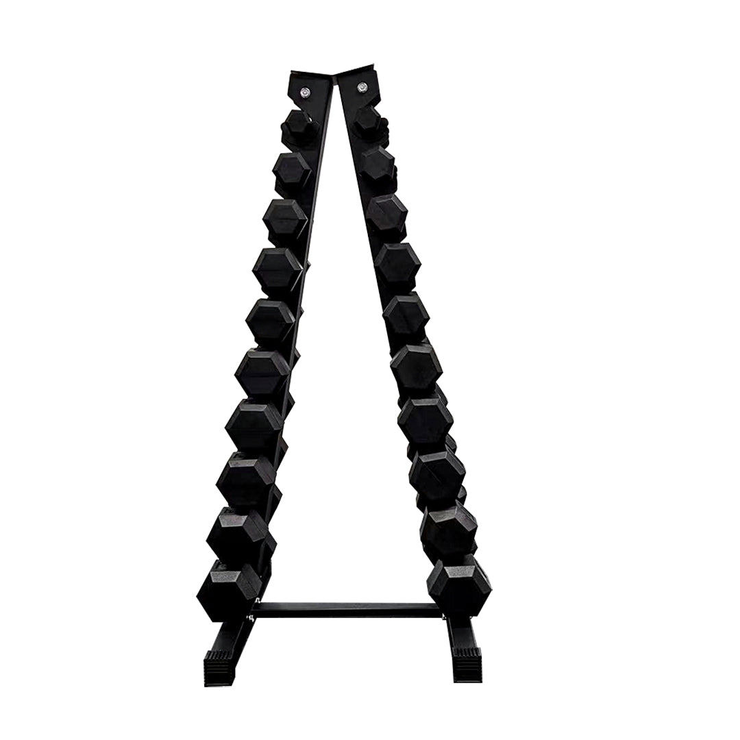 10 pairs of dumbbells with a-shape 10 pairs dumbbell rack
