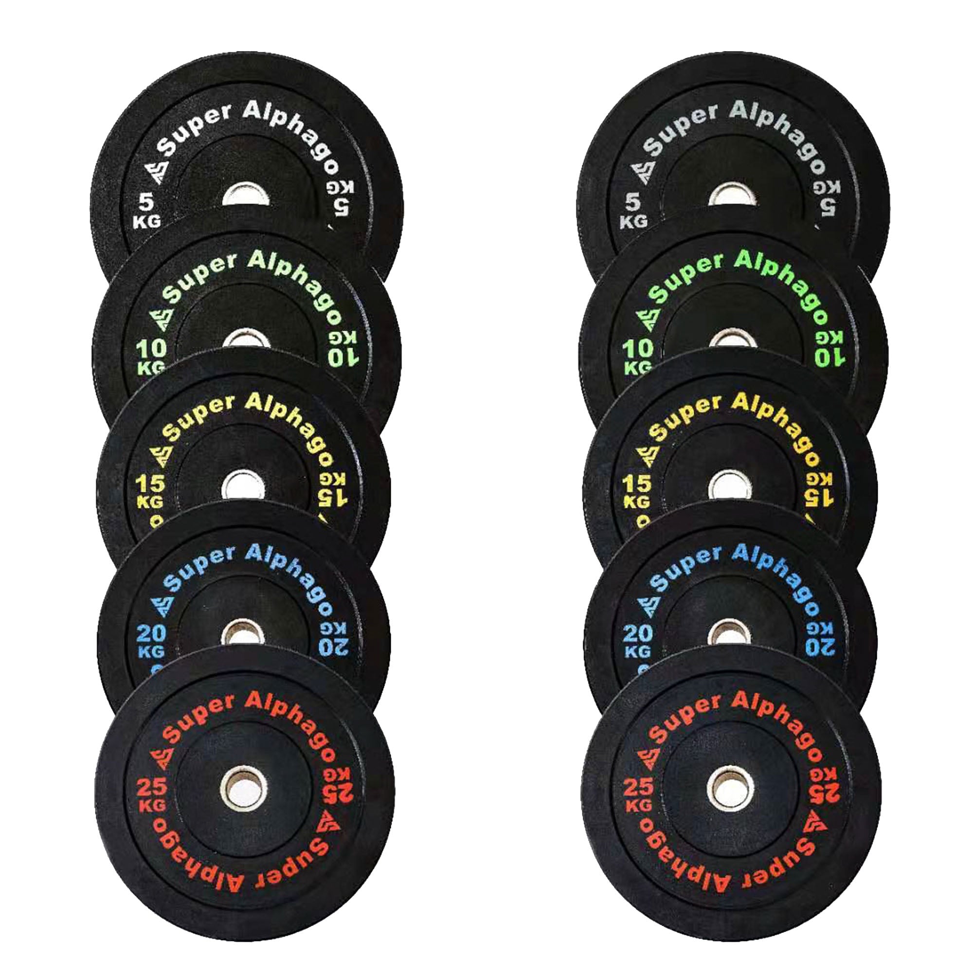 Pair of 5/10/15/20/25kg Bumper Plates