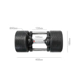 24kg Adjustable Dumbbell dimension